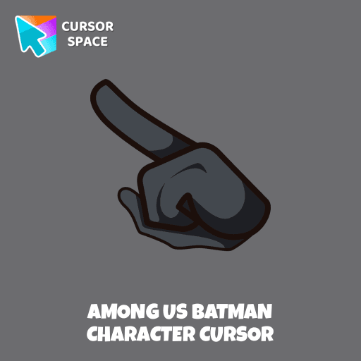 Among Us Batman Character cursor